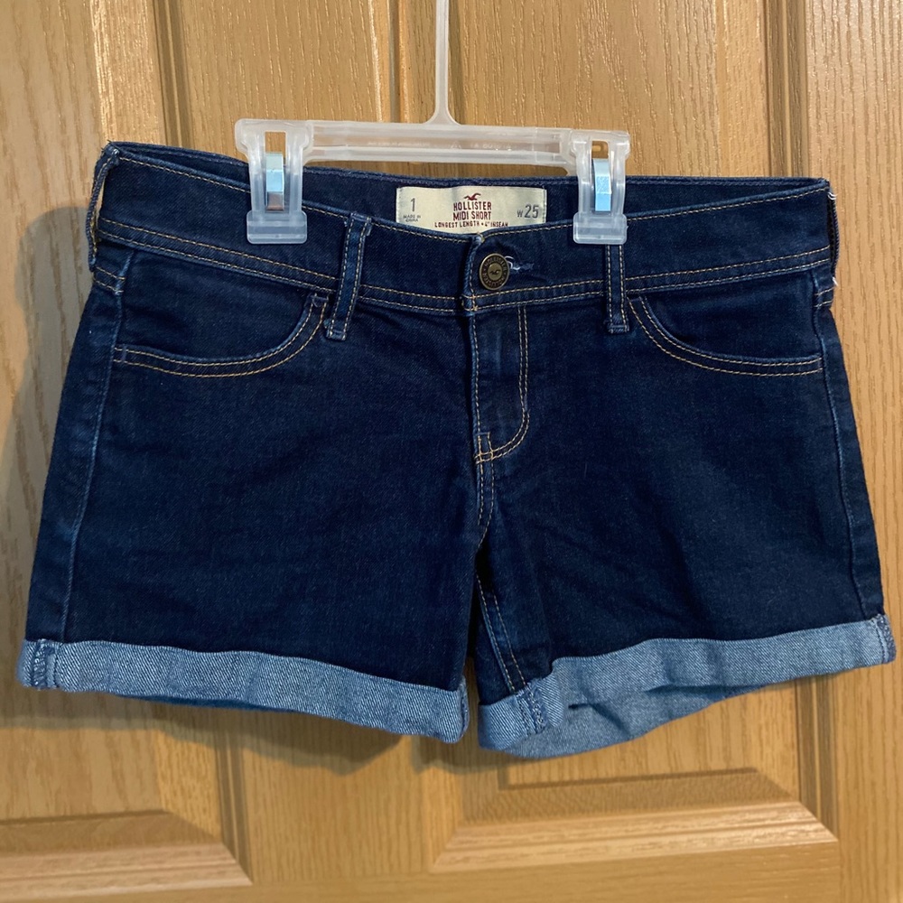 Blue jean shorts